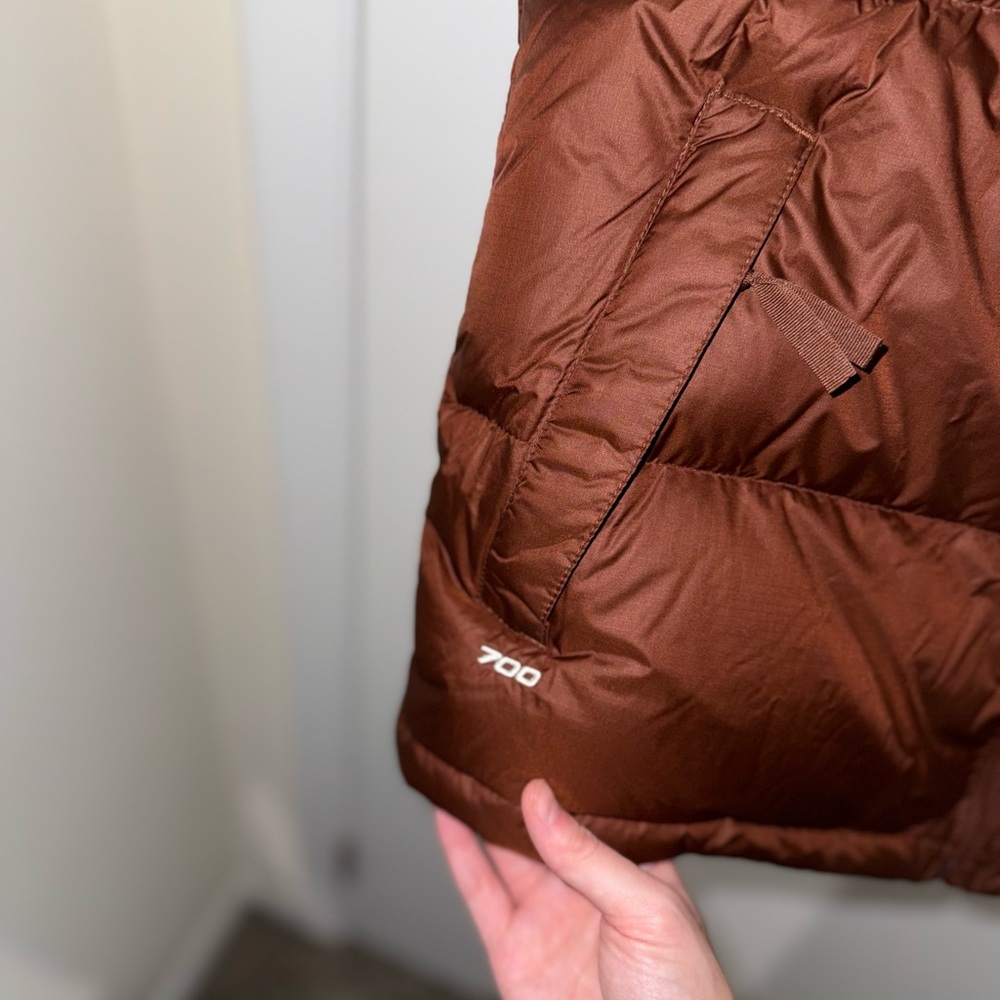 The North Face 1996 Retro Puffer Vest - Dark Oak - Size S - Picture 7 of 9